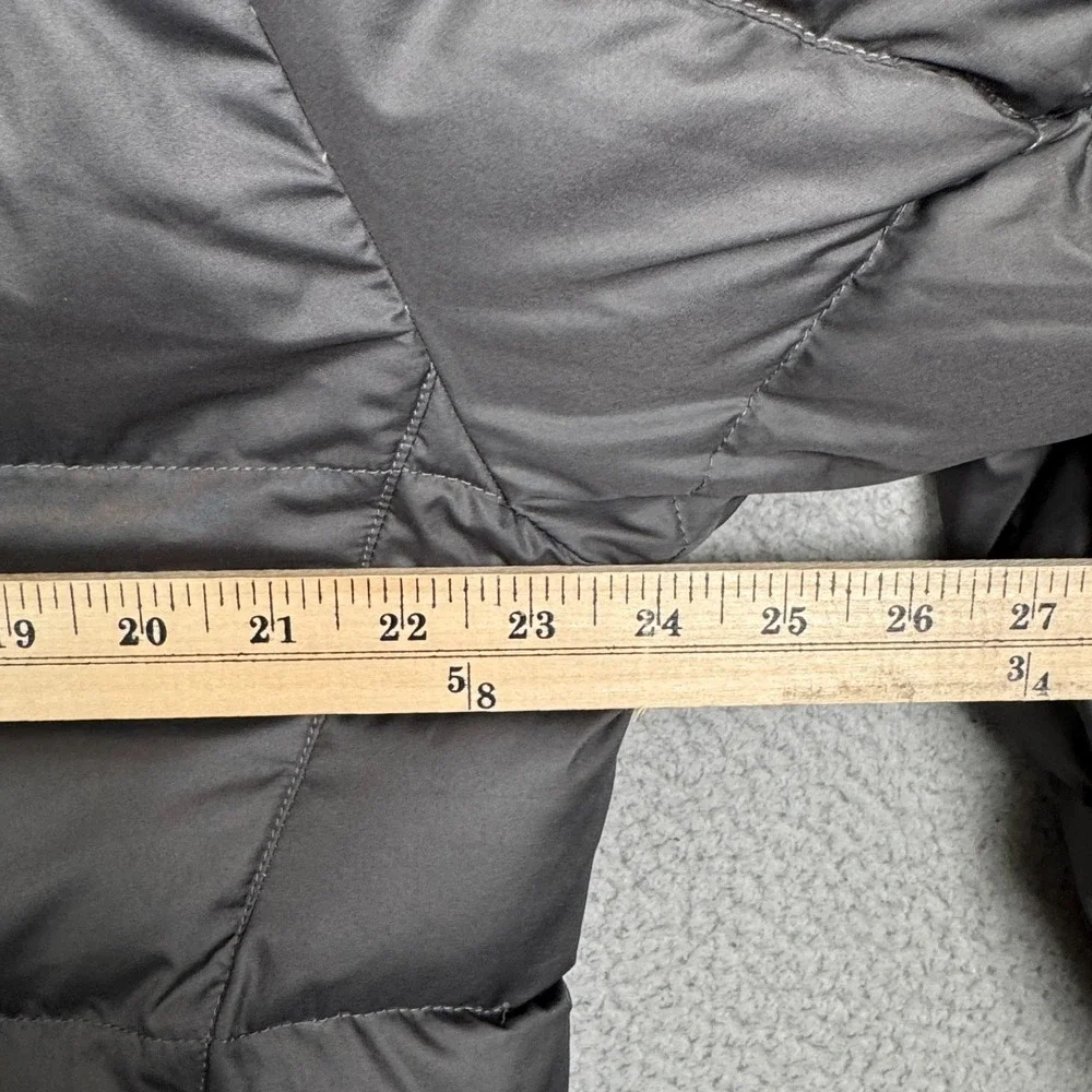 Eddie Bauer Coat Mens L Gray Puffer EB650 Down Fill Warm Winter Outdoor Everyday